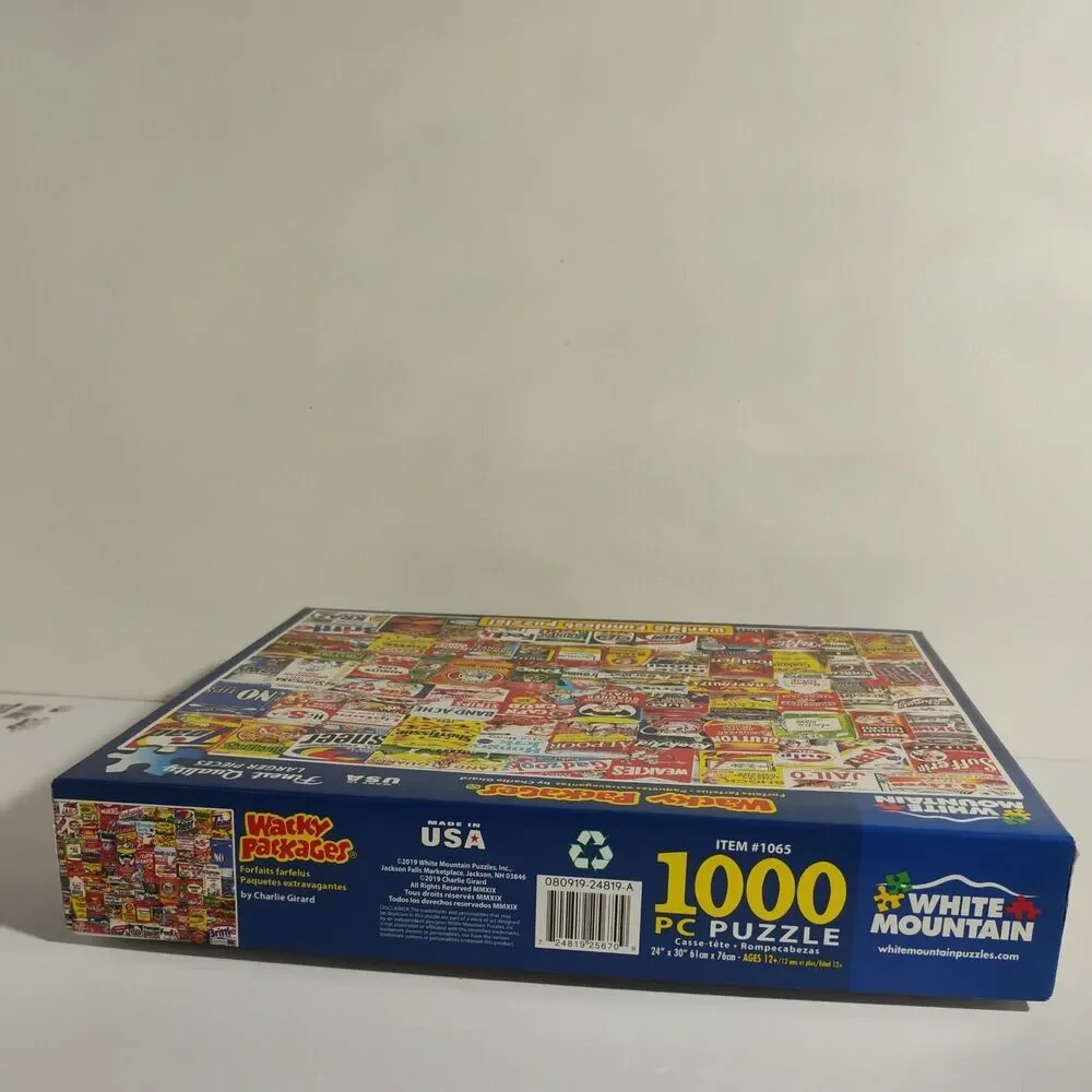 White Mountain 2014 WACKY PACKAGES #1065S COMPLETE Puzzle
